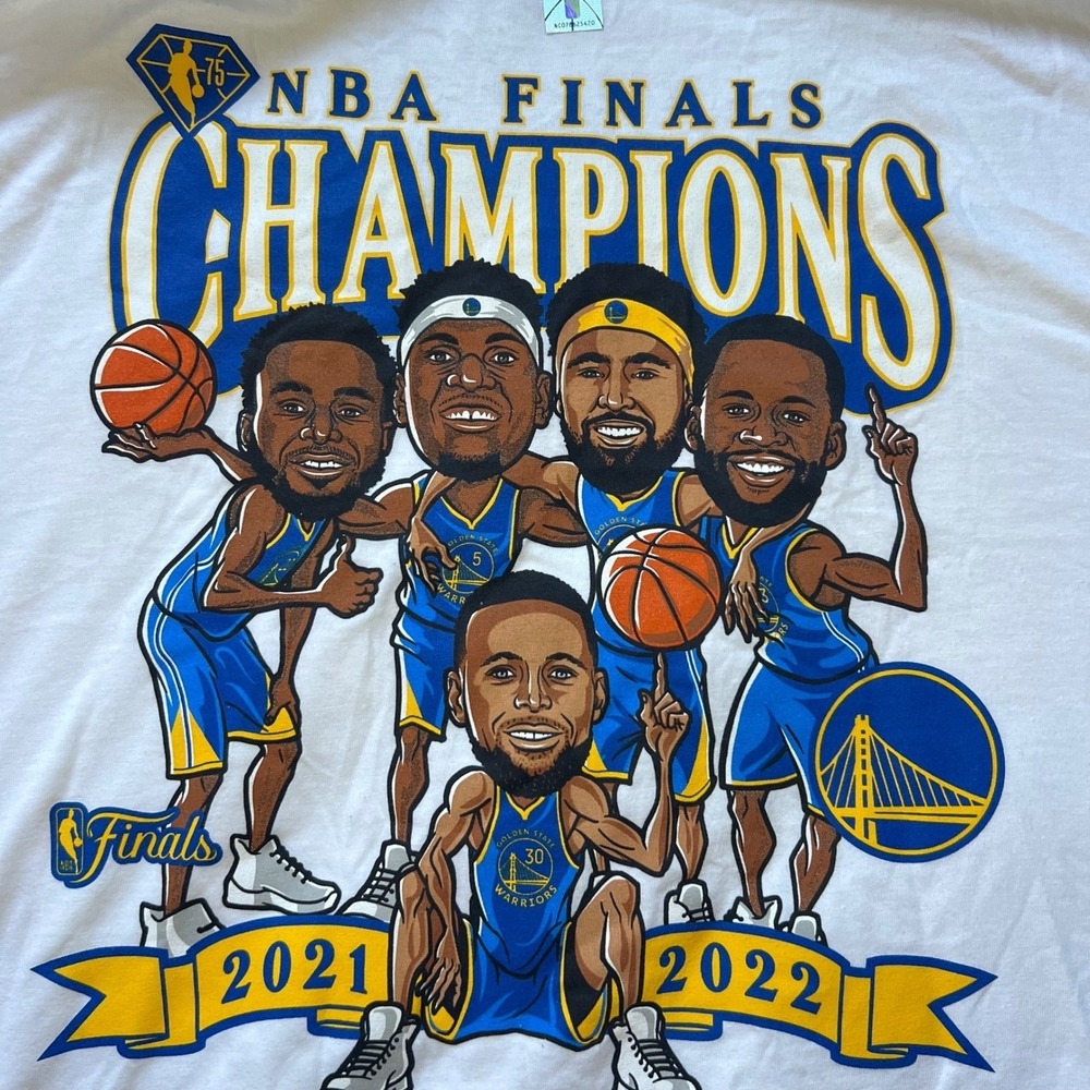 Golden State Warriors NWT T Shirt 2021 2022 NBA Finals Champions 3XL Fanatics